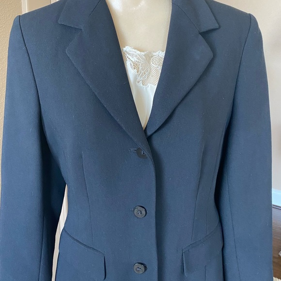 BhS Black Blazer Jacket fully Lined EUC 10 Lovely - Picture 1 of 8